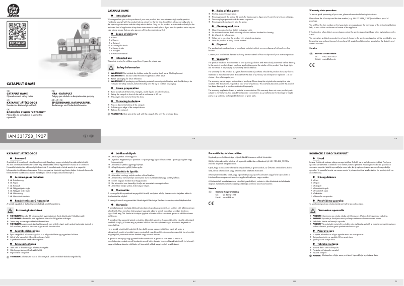 Imagen de la primera página del manual del dispositivo IAN 331758