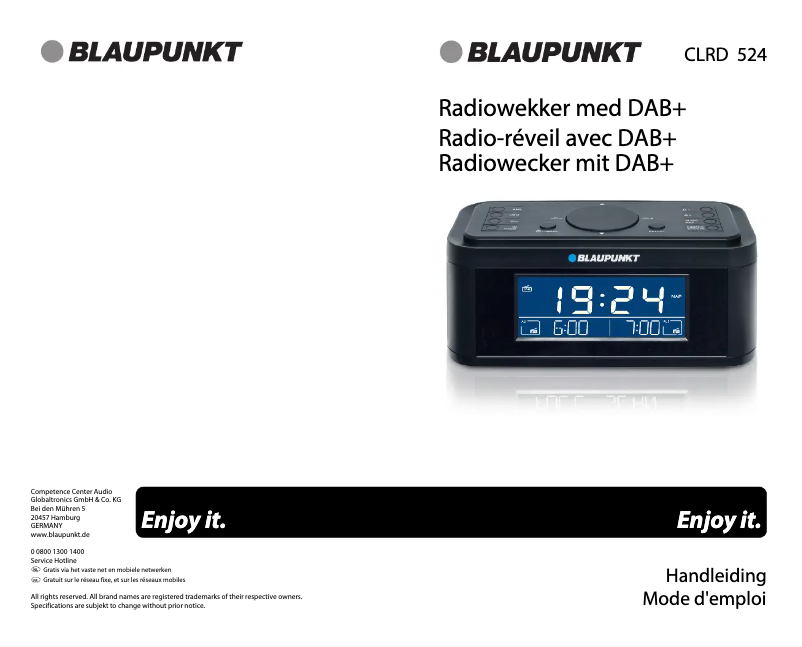 Página 1 del manual Manual de usuario Blaupunkt CLRD 524