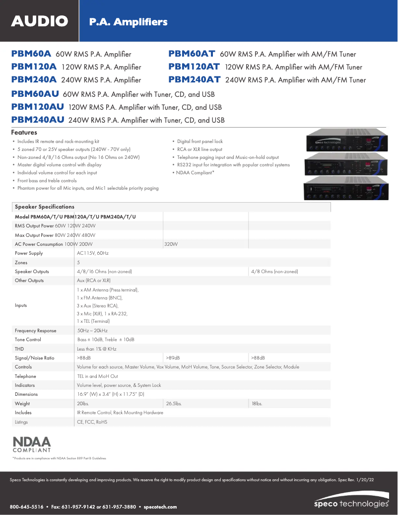 Imagen de la primera página del manual del dispositivo PBM240A