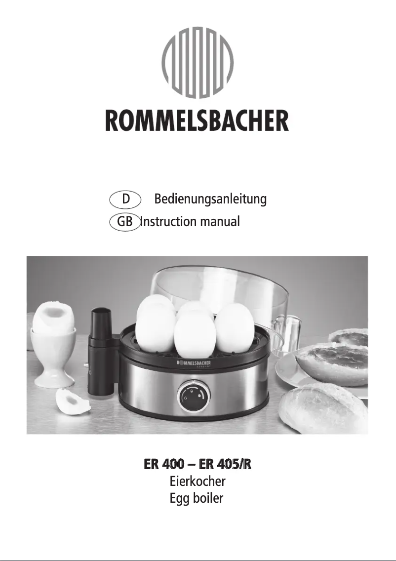 Página nº 1 - Manual de usuario Rommelsbacher ER 405/R
