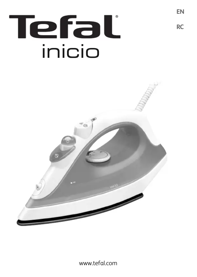 Página 1 del manual Manual de usuario Tefal Inicio FV1251G0