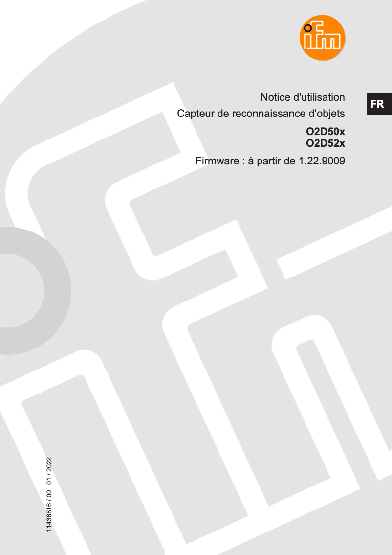 Imagen de la primera página del manual del dispositivo O2D520