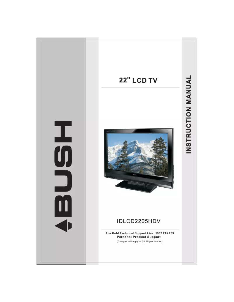 Página 1 del manual Manual de usuario Bush IDLCD2205HDV