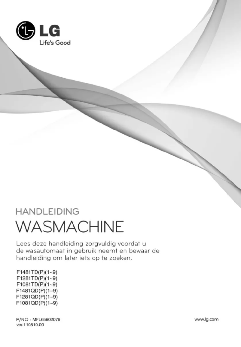 Página 1 del manual Manual de usuario LG F1481QD