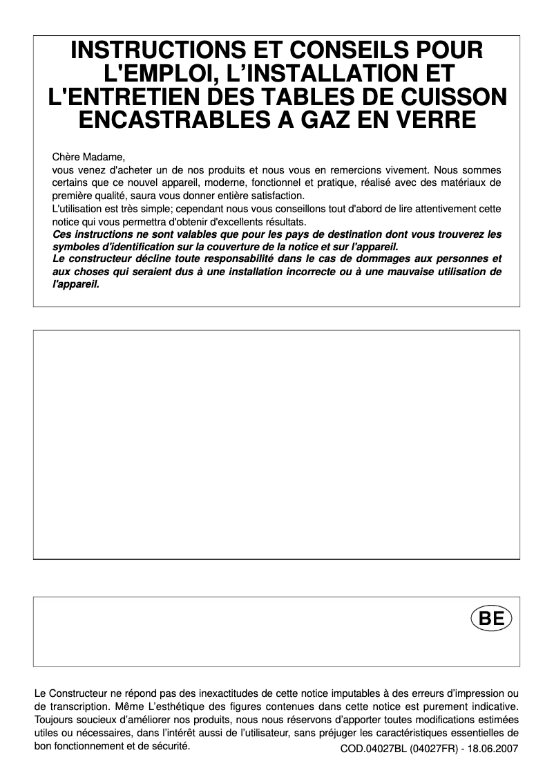 Página 1 del manual Manual de usuario Novy 1917