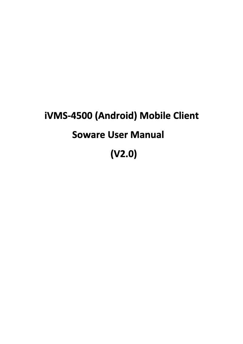 Página 1 del manual Manual de usuario Hikvision DS-2CD2410F-I(W)