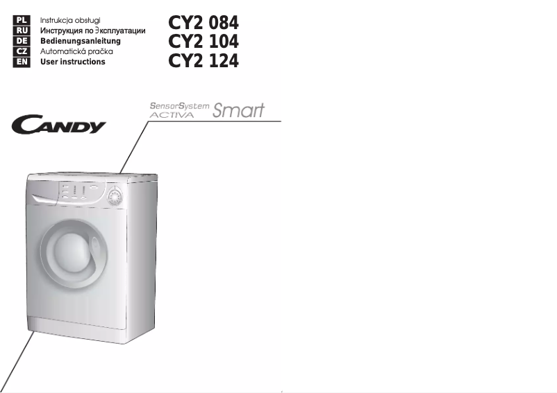 Imagen de la primera página del manual del dispositivo CY2 084