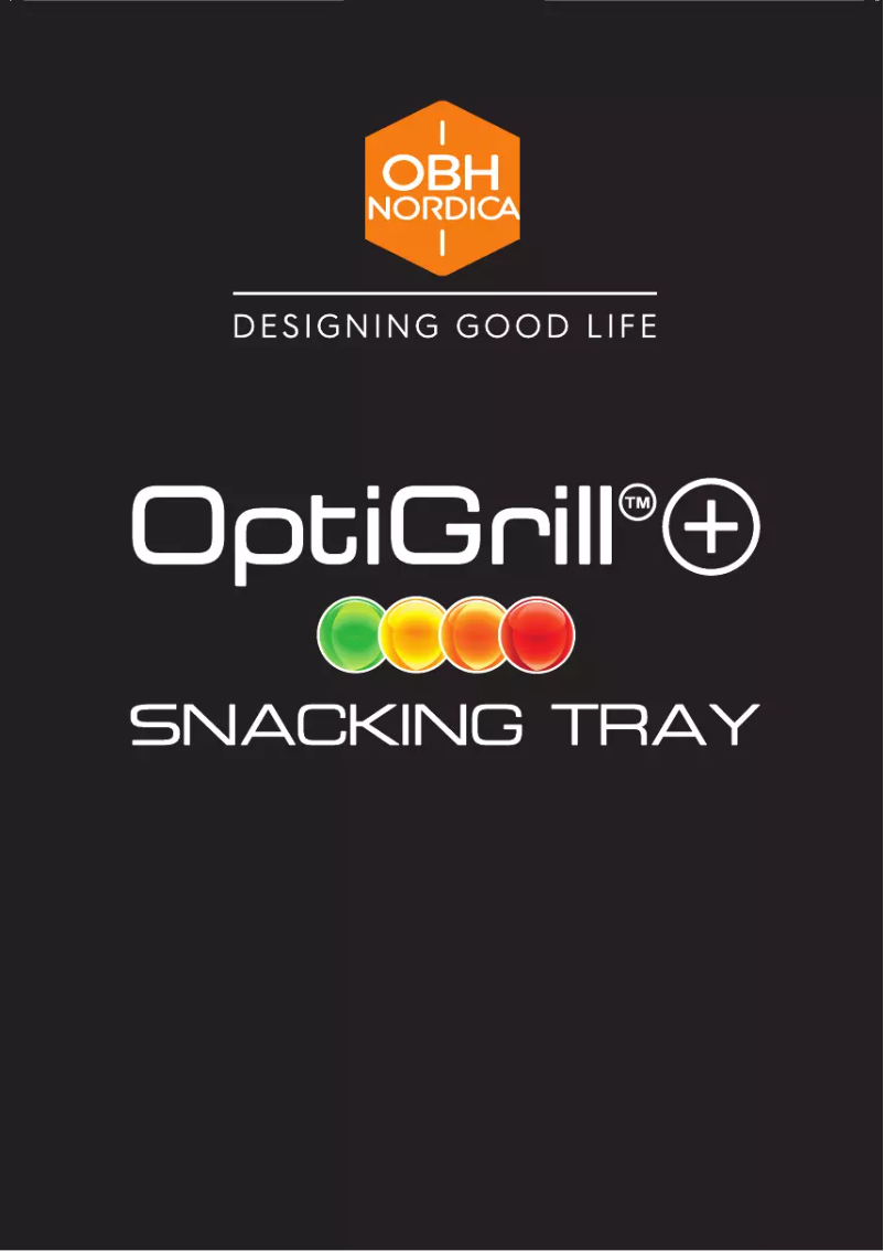Página nº 1 - Manual de usuario OBH Nordica OptiGrill+ Snacking Tray