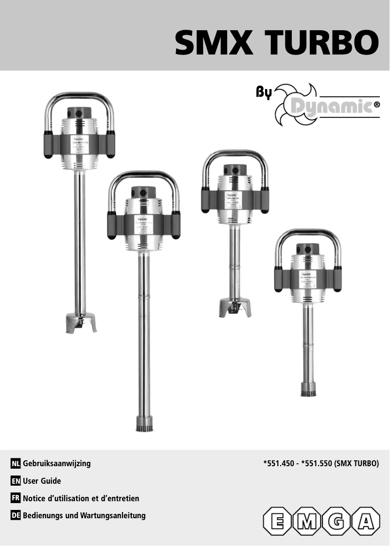 Página 1 del manual Manual de usuario Dynamic SMX 551450