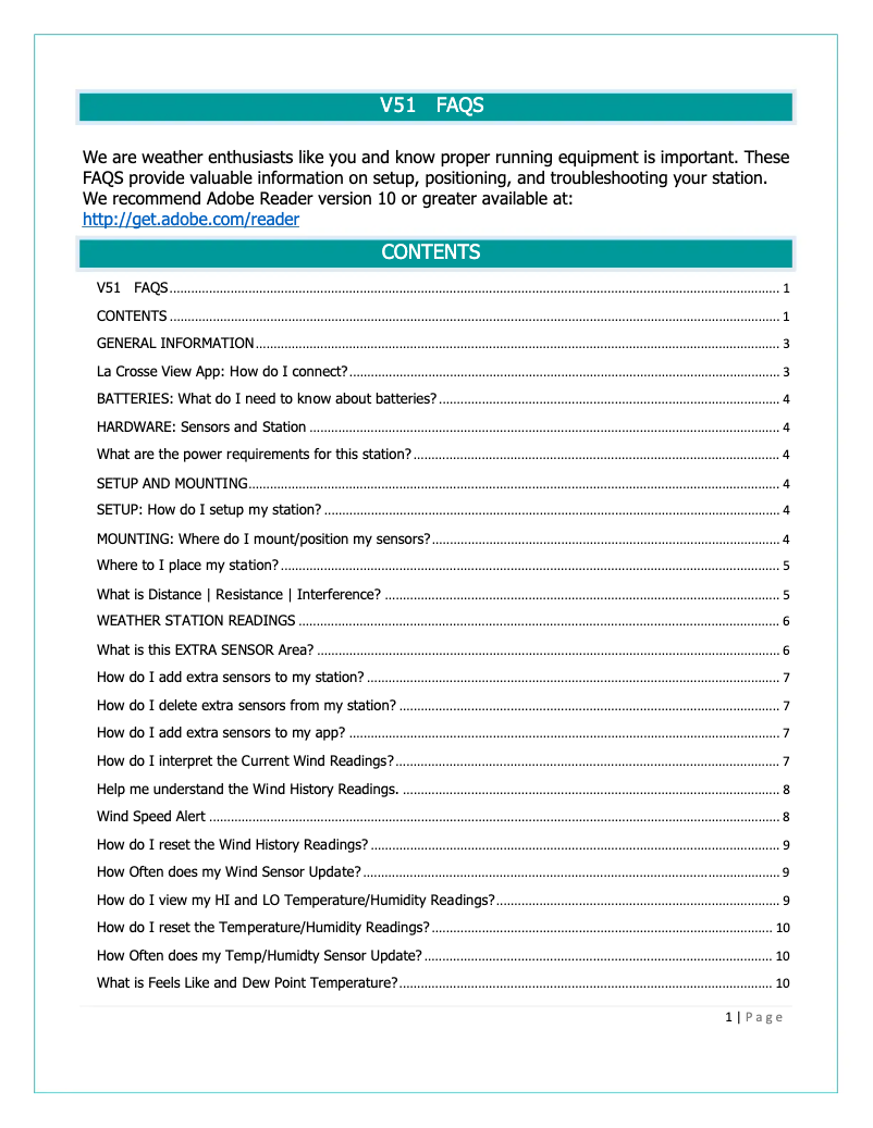 Imagen de la primera página del manual del dispositivo 327-30647