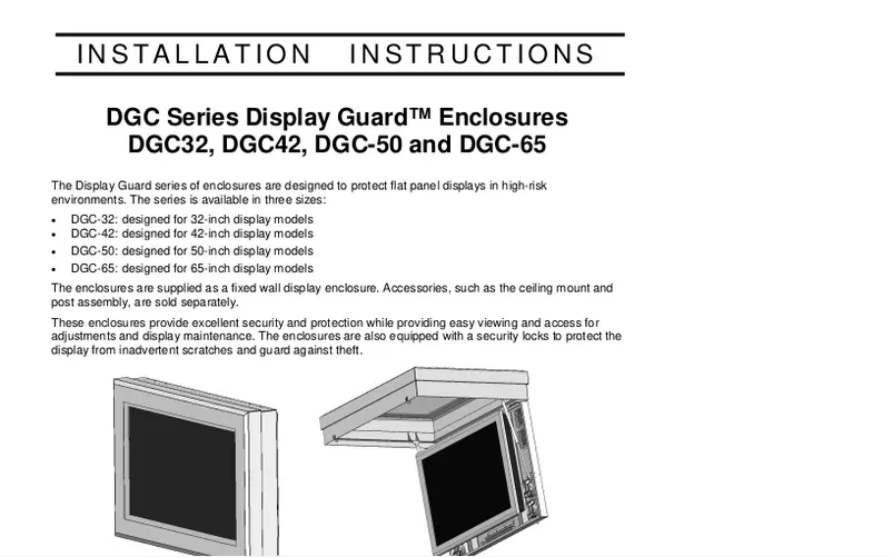 Página 1 del manual Manual de usuario Chief DGC65S
