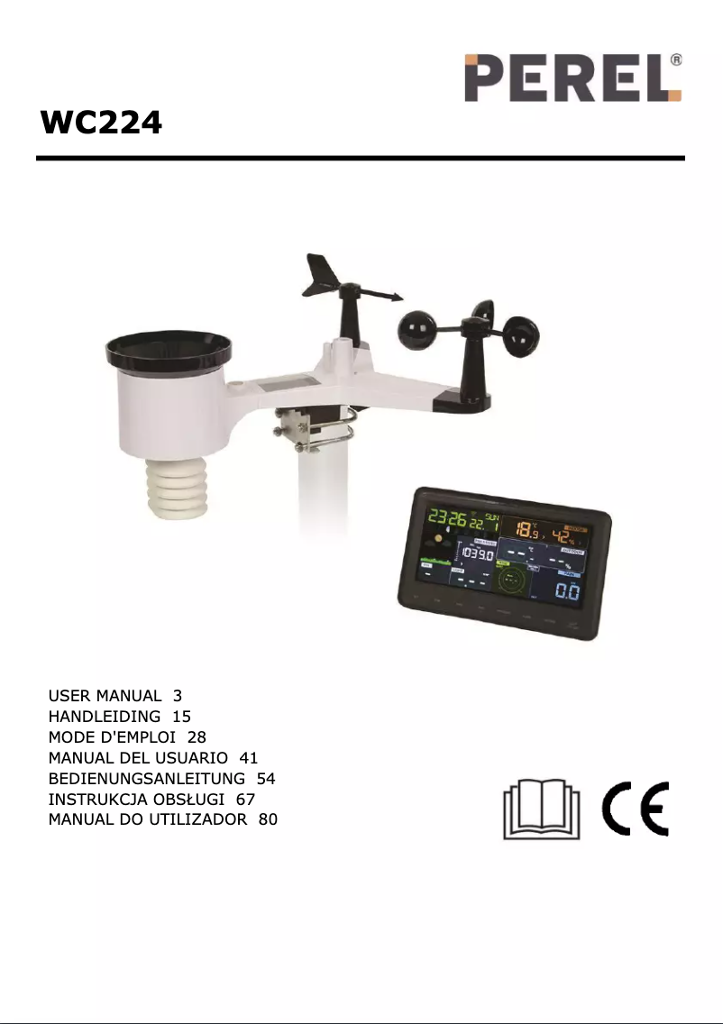 Página 1 del manual Manual de usuario Perel WC224