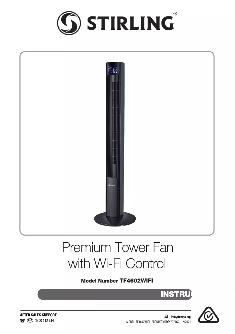 Imagen de la primera página del manual del dispositivo TF4602WIFI