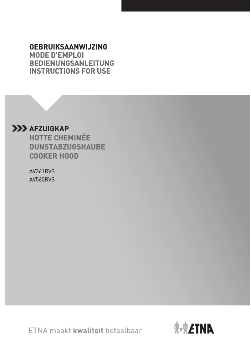 Imagen de la primera página del manual del dispositivo AV560RVS