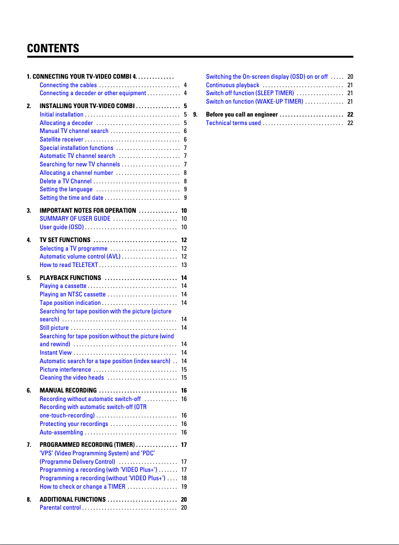 Imagen de la primera página del manual del dispositivo 14PV217