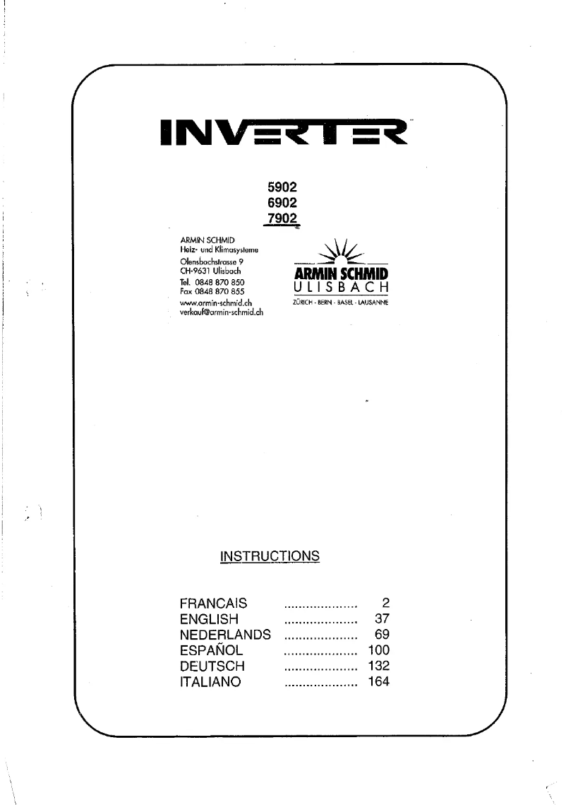 Página 1 del manual Manual de usuario Sonnenkönig Corona Inverter 7902