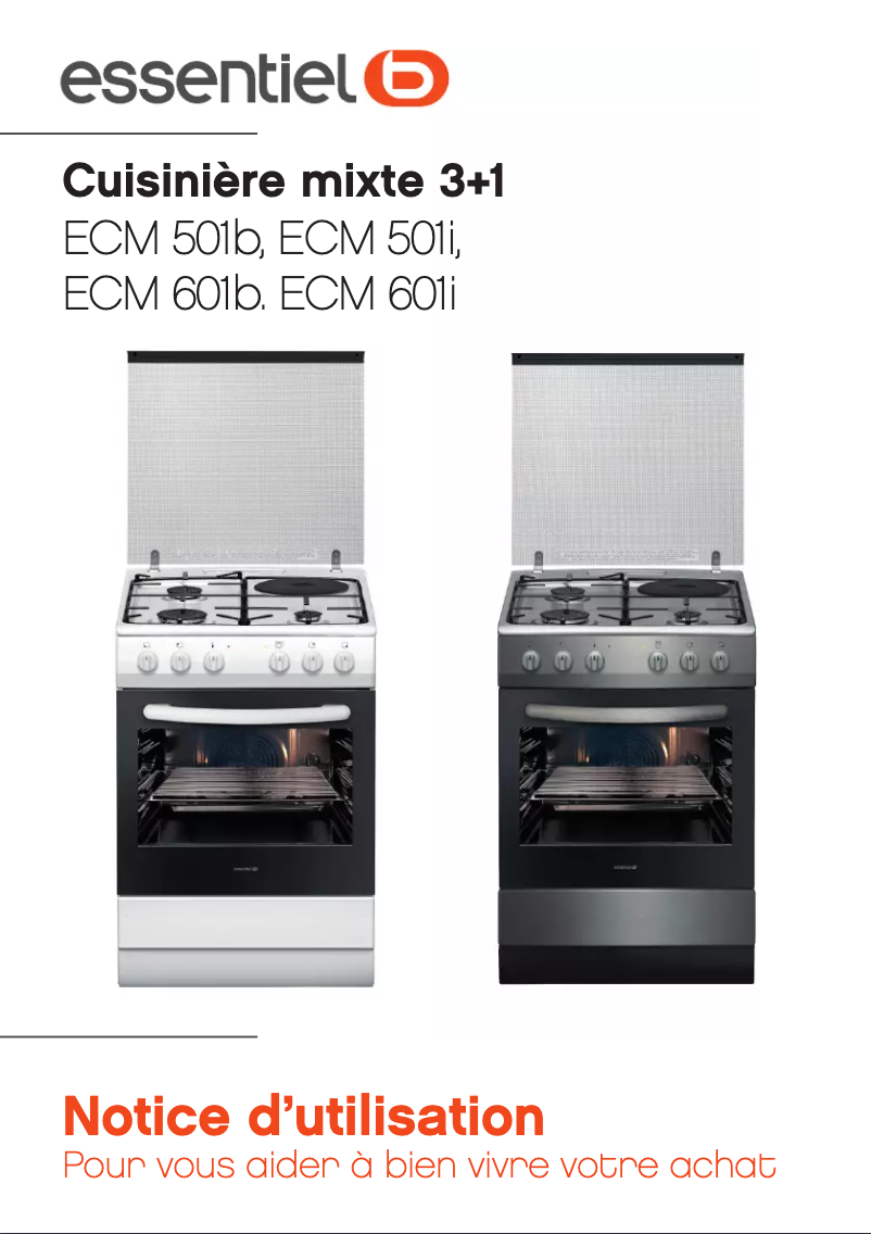 Imagen de la primera página del manual del dispositivo ECM 601i