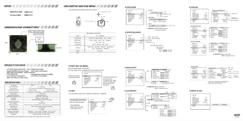 Página nº 1 - Manual de usuario Ganz CMB712-L60