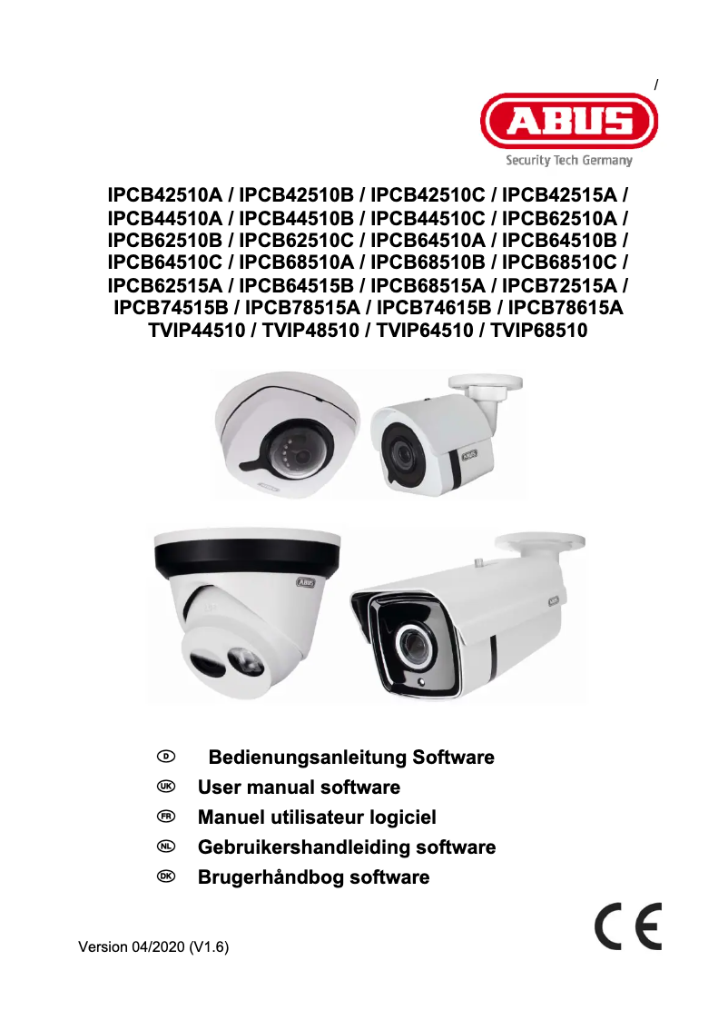 Página 1 del manual Manual de usuario Abus IPCB62510C