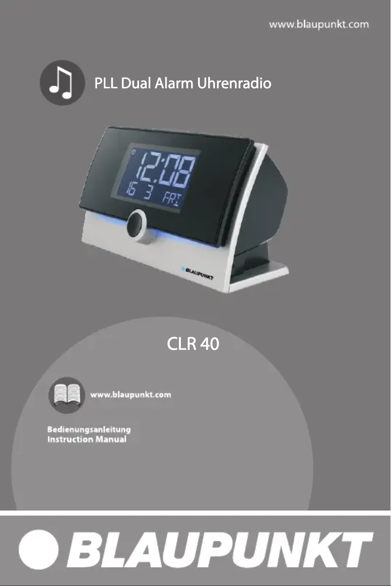 Imagen de la primera página del manual del dispositivo CLR 40