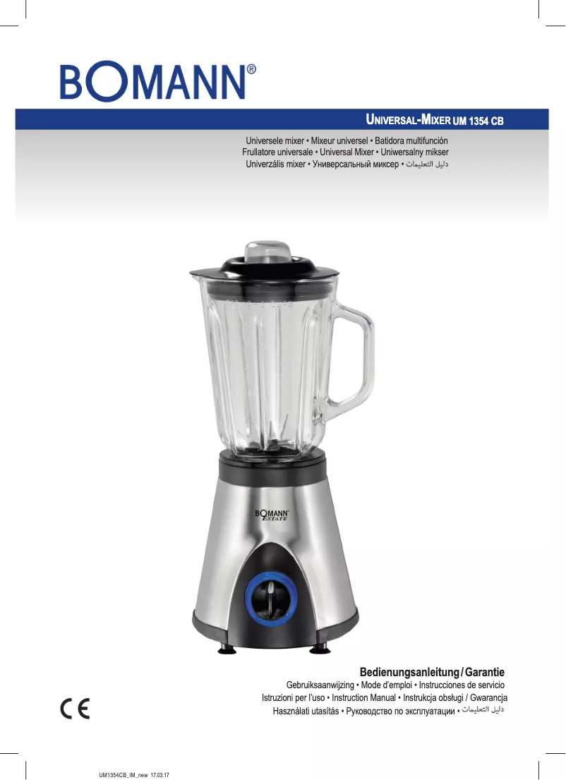 Página 1 del manual Manual de usuario Bomann UM 1354 CB