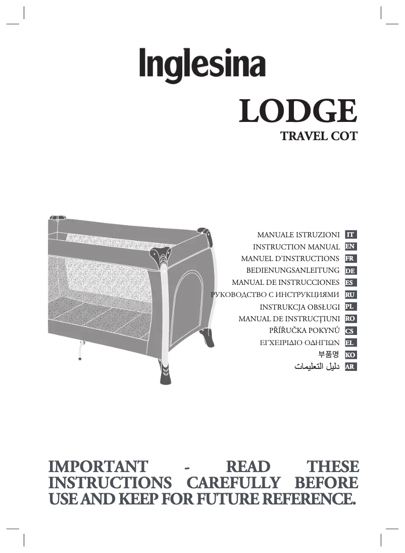 Imagen de la primera página del manual del dispositivo Lodge