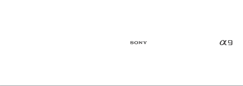 Página 1 del manual Folleto Sony Alpha A9