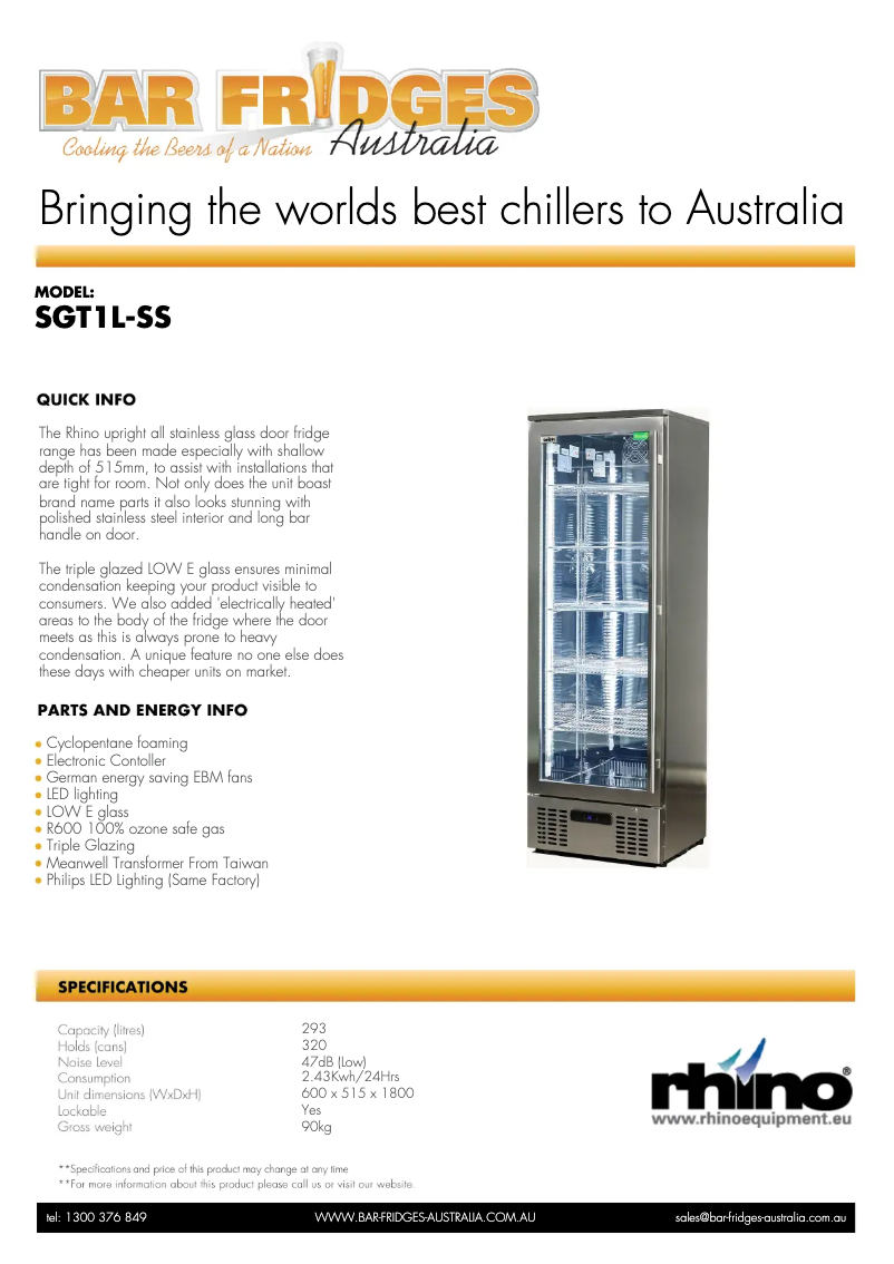 Imagen de la primera página del manual del dispositivo SGT1L-SS