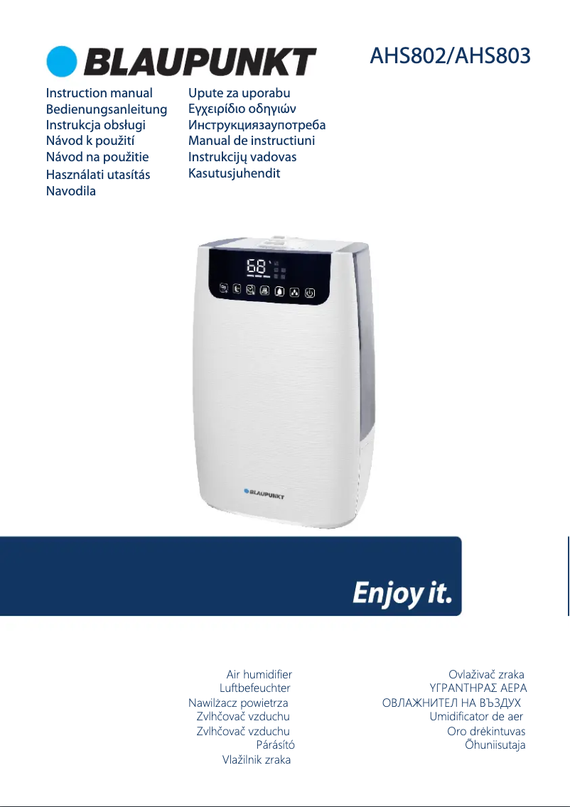 Página 1 del manual Manual de usuario Blaupunkt AHS802