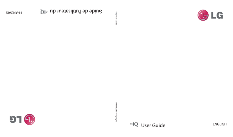Página nº 1 - Manual de usuario LG GW825