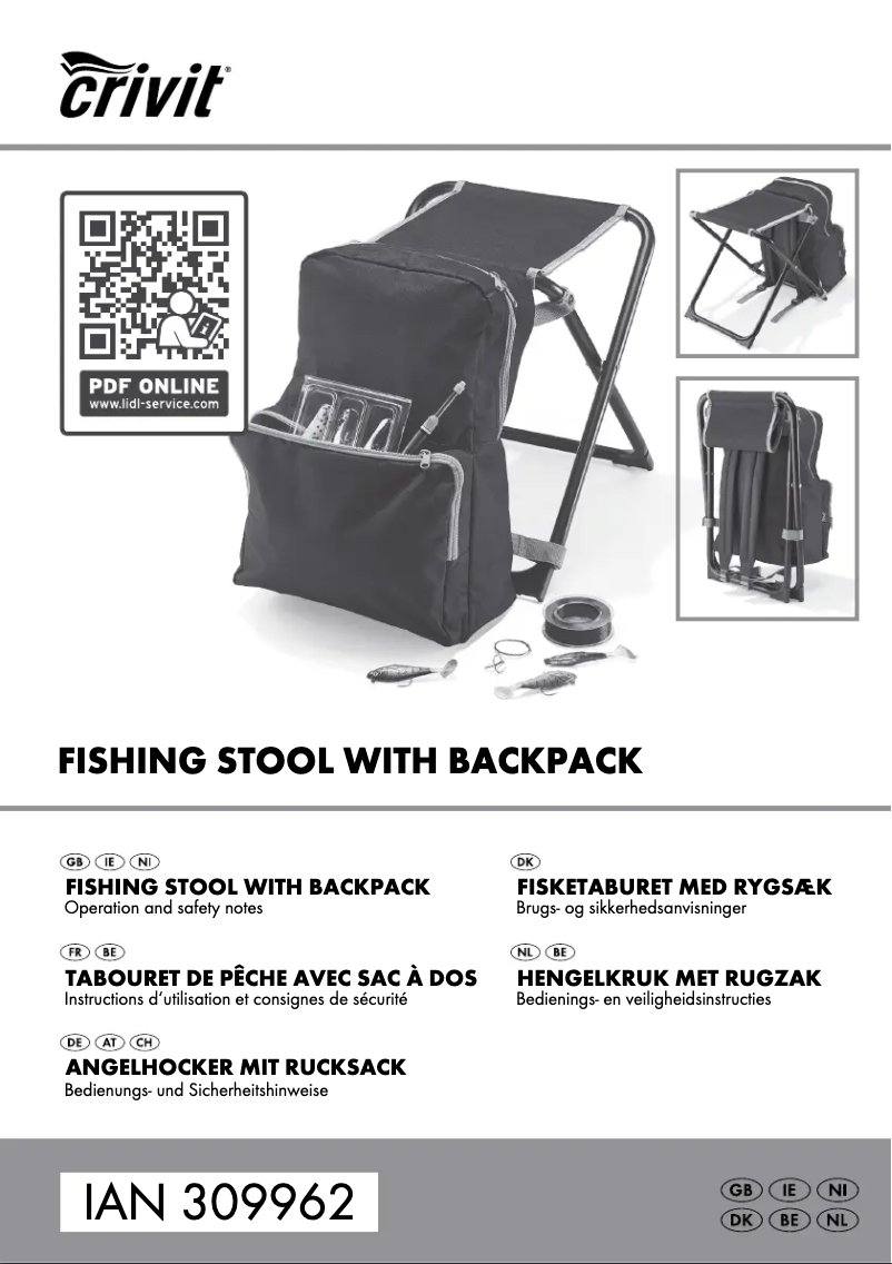 Página nº 1 - Manual de usuario Crivit IAN 309962