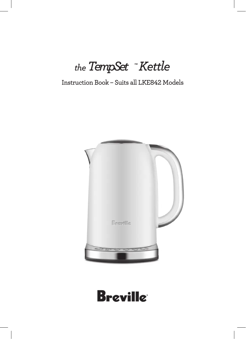 Página 1 del manual Manual de usuario Breville the TempSet LKE842
