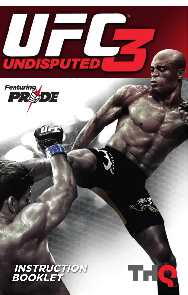 Página nº 1 - Manual de usuario Sony UFC 3 - Undisputed (Playstation 3)