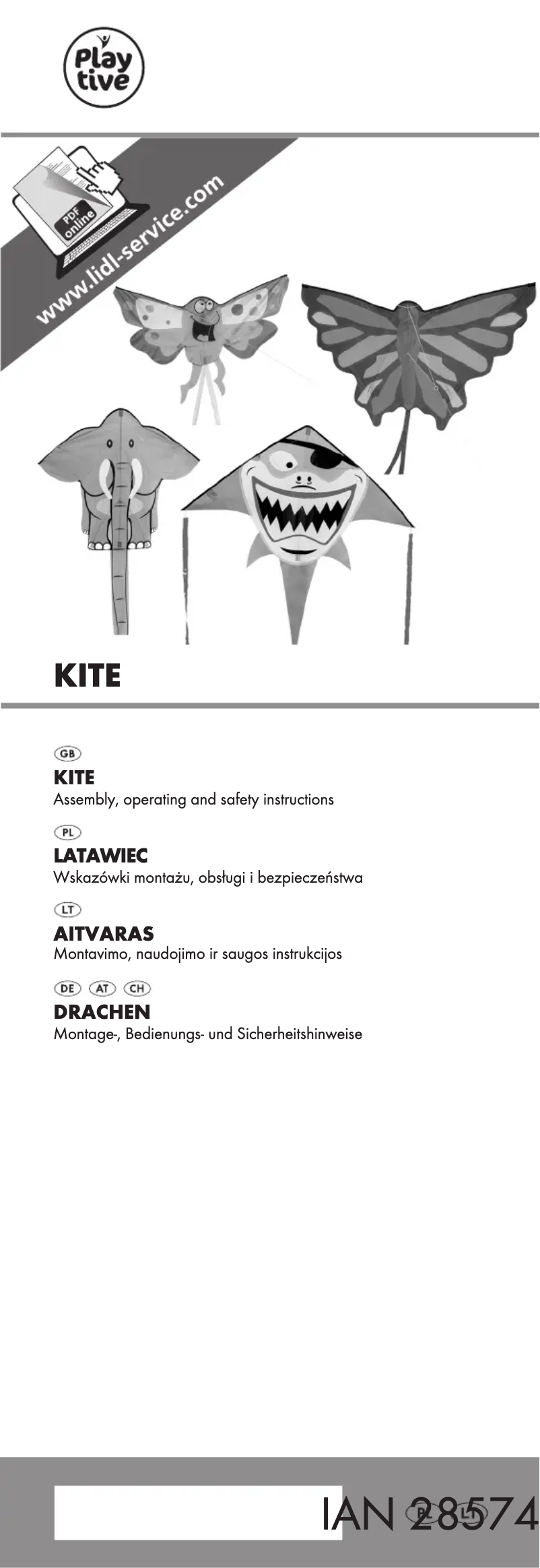 Página 1 del manual Manual de usuario Playtive HG04961