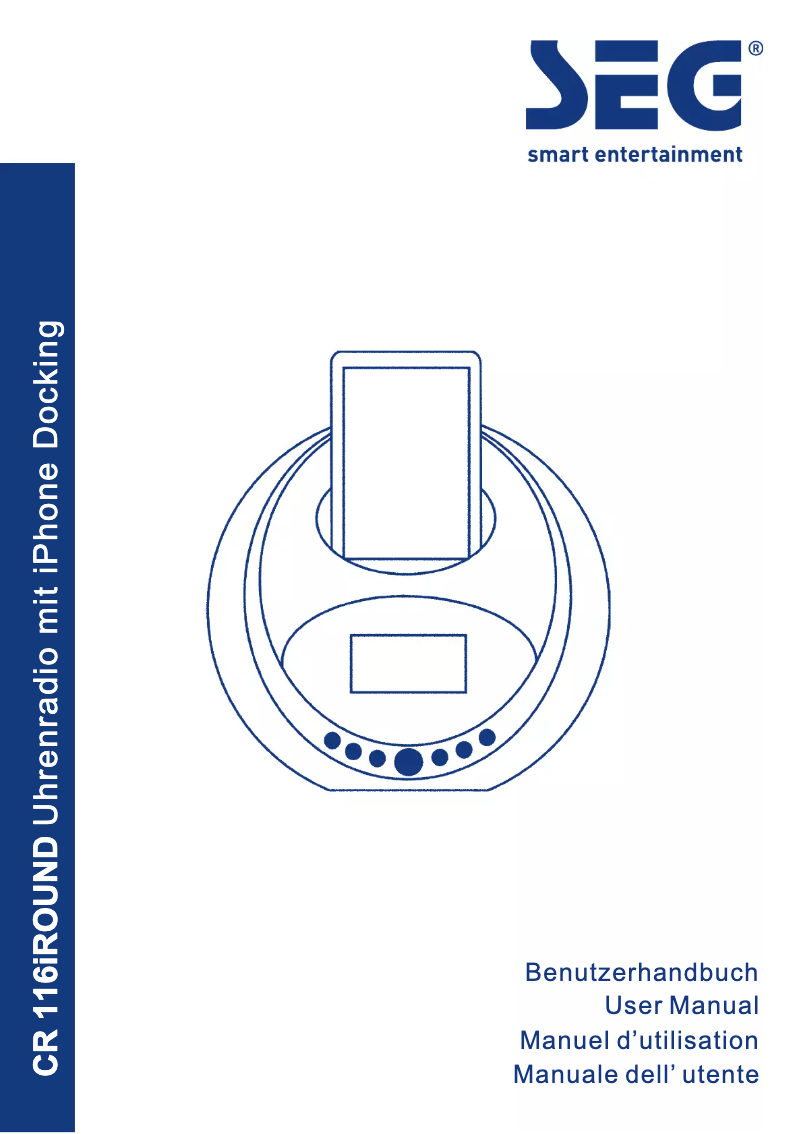 Imagen de la primera página del manual del dispositivo CR 116i Round