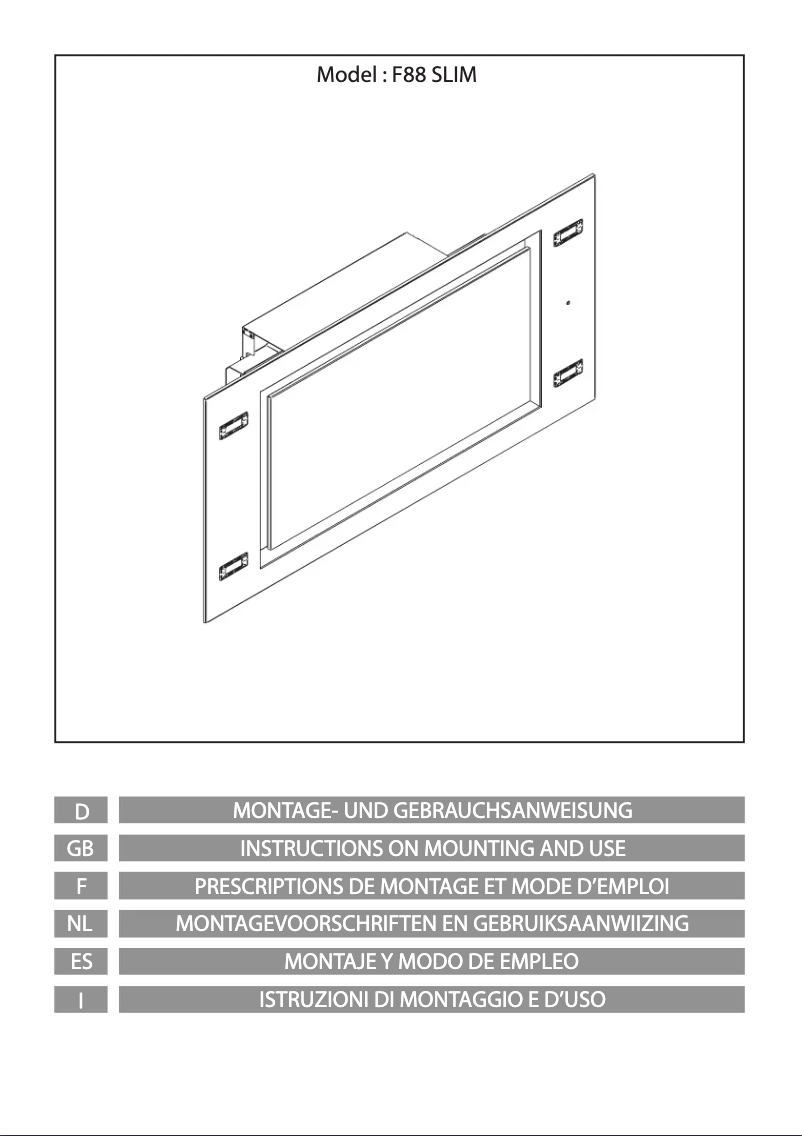 Imagen de la primera página del manual del dispositivo F88 Slim