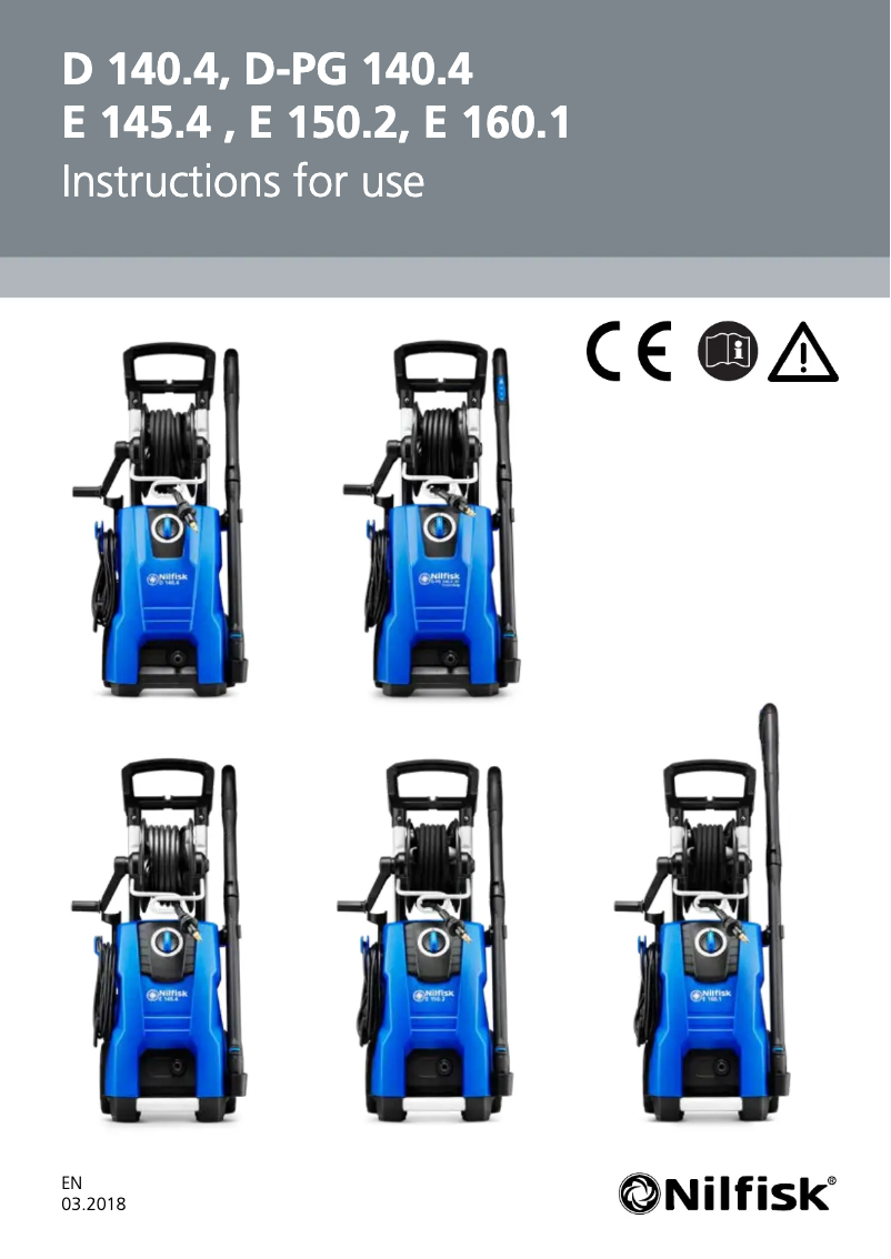 Página nº 1 - Manual de usuario Nilfisk Core 150 Power Control