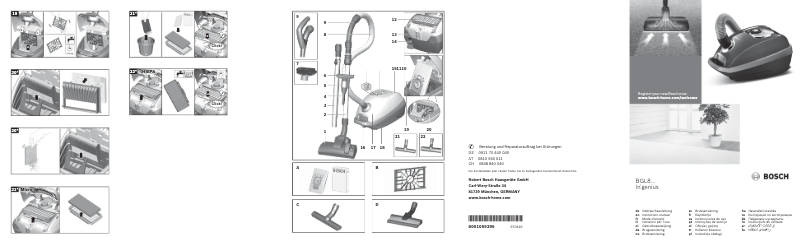 Página 1 del manual Manual de usuario Bosch In'genius ProSilence BGB8A32W