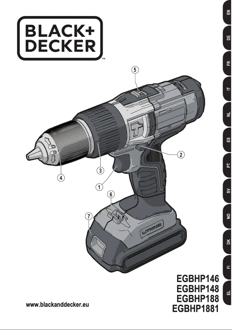 Imagen de la primera página del manual del dispositivo EGBHP146
