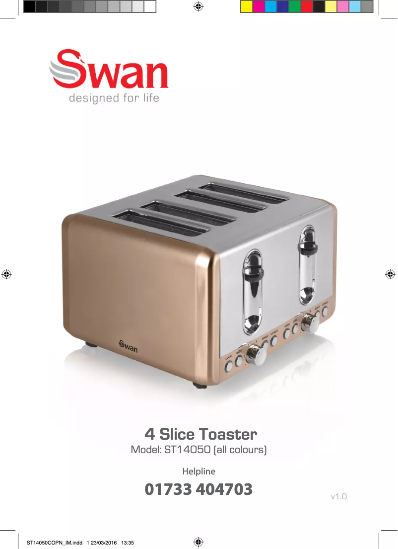 Página 1 del manual Manual de usuario Swan ST14050COPN