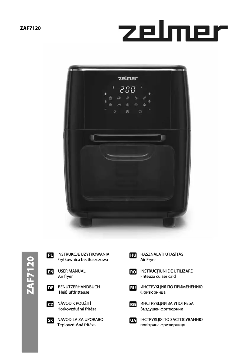 Página 1 del manual Manual de usuario Zelmer ZAF7120