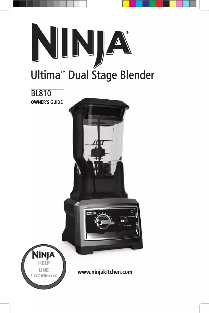 Página nº 1 - Manual de usuario Nutri Ninja Ultima BL810UK