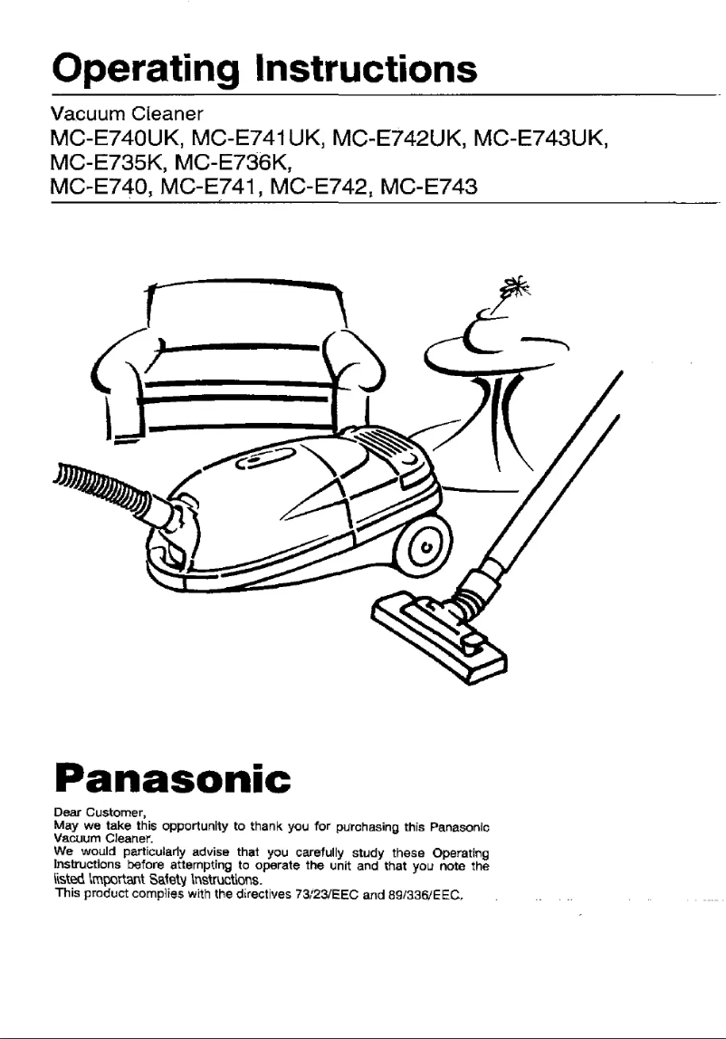 Imagen de la primera página del manual del dispositivo MC-E742