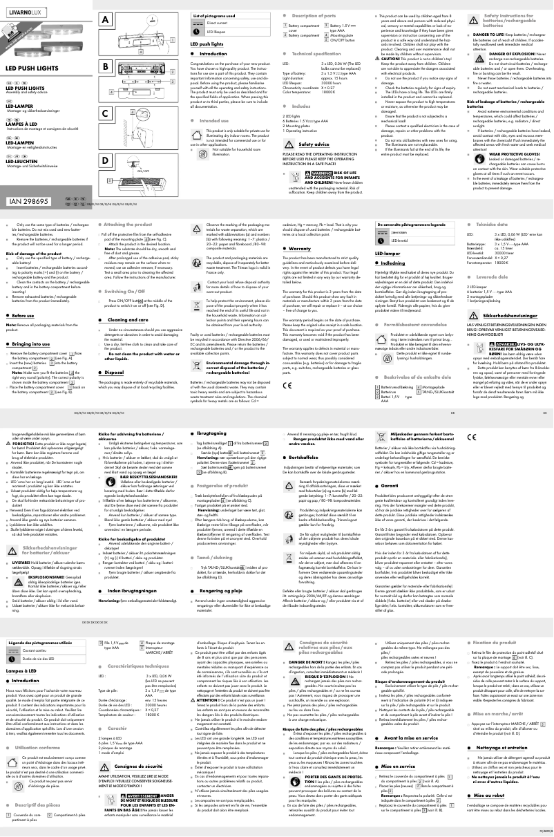 Imagen de la primera página del manual del dispositivo IAN 298695