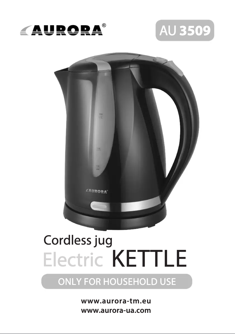 Imagen de la primera página del manual del dispositivo AU 3509