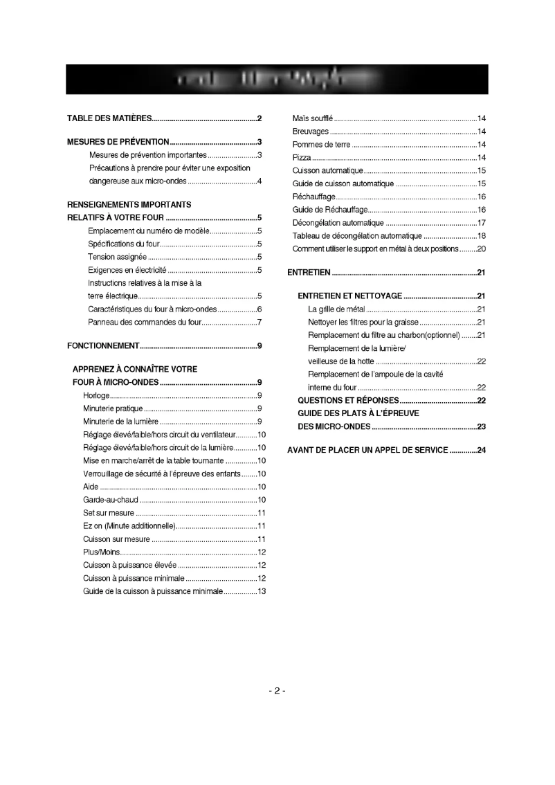 Imagen de la primera página del manual del dispositivo LMV-1920DB