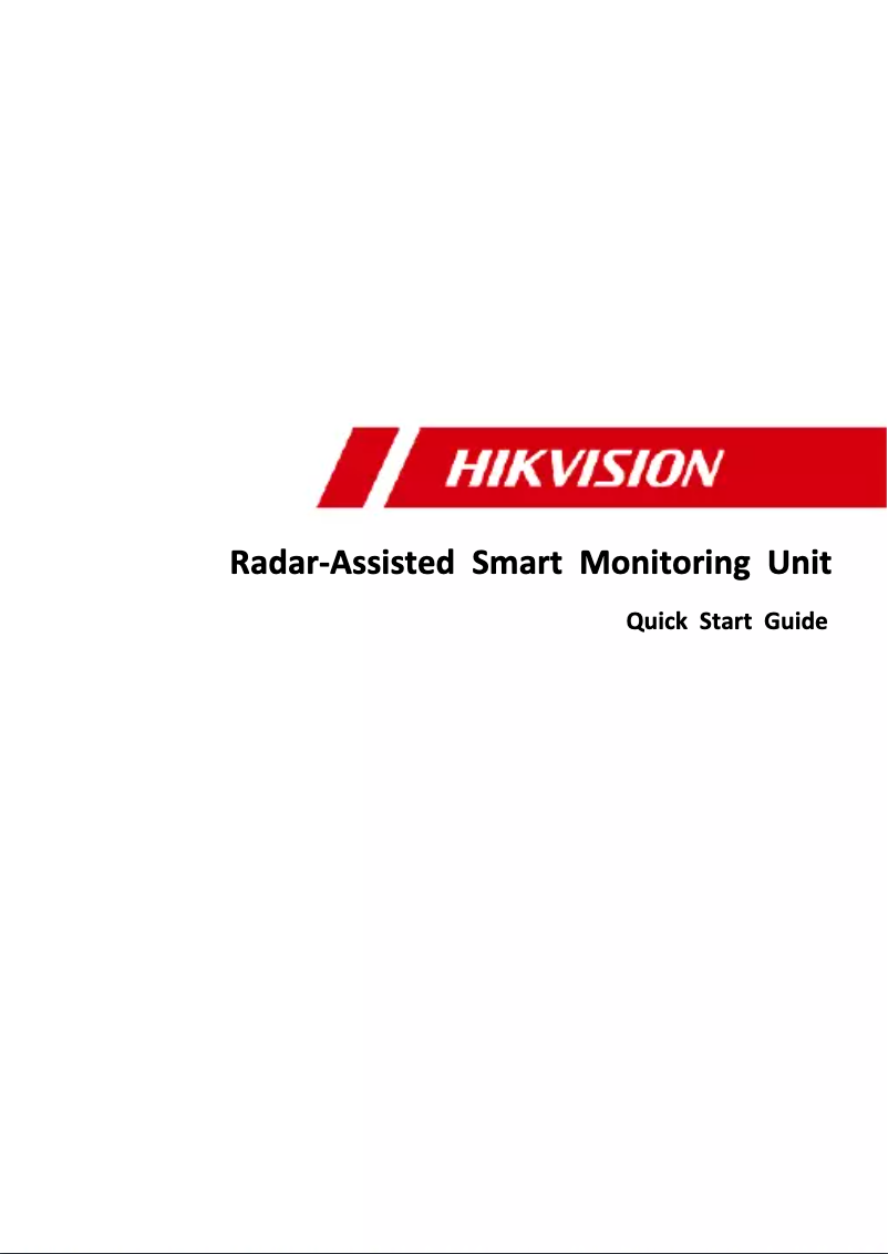 Página 1 del manual Guía de inicio rápido Hikvision iDS-TCM403-EIR