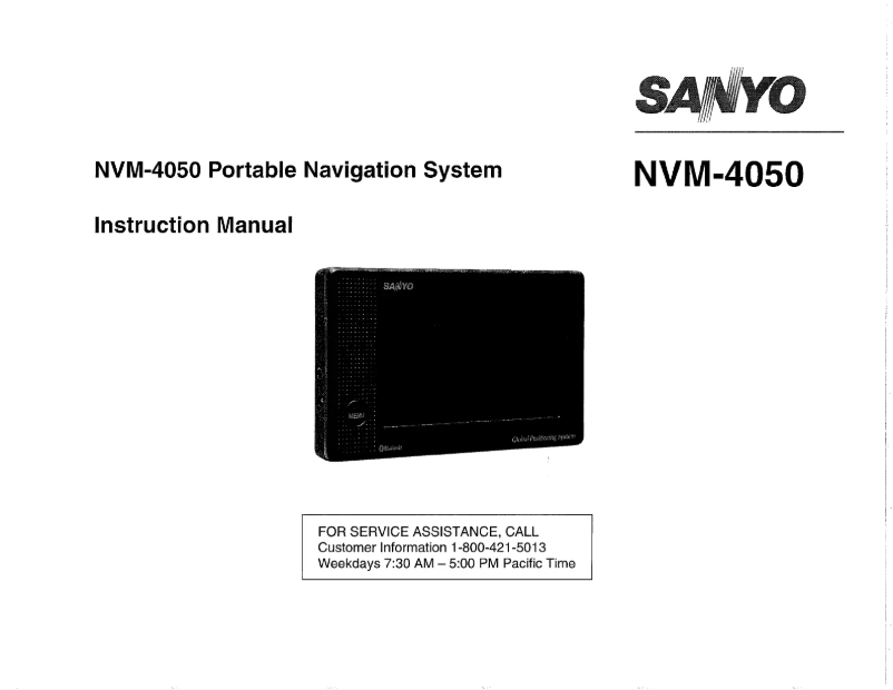 Imagen de la primera página del manual del dispositivo NVM-4050