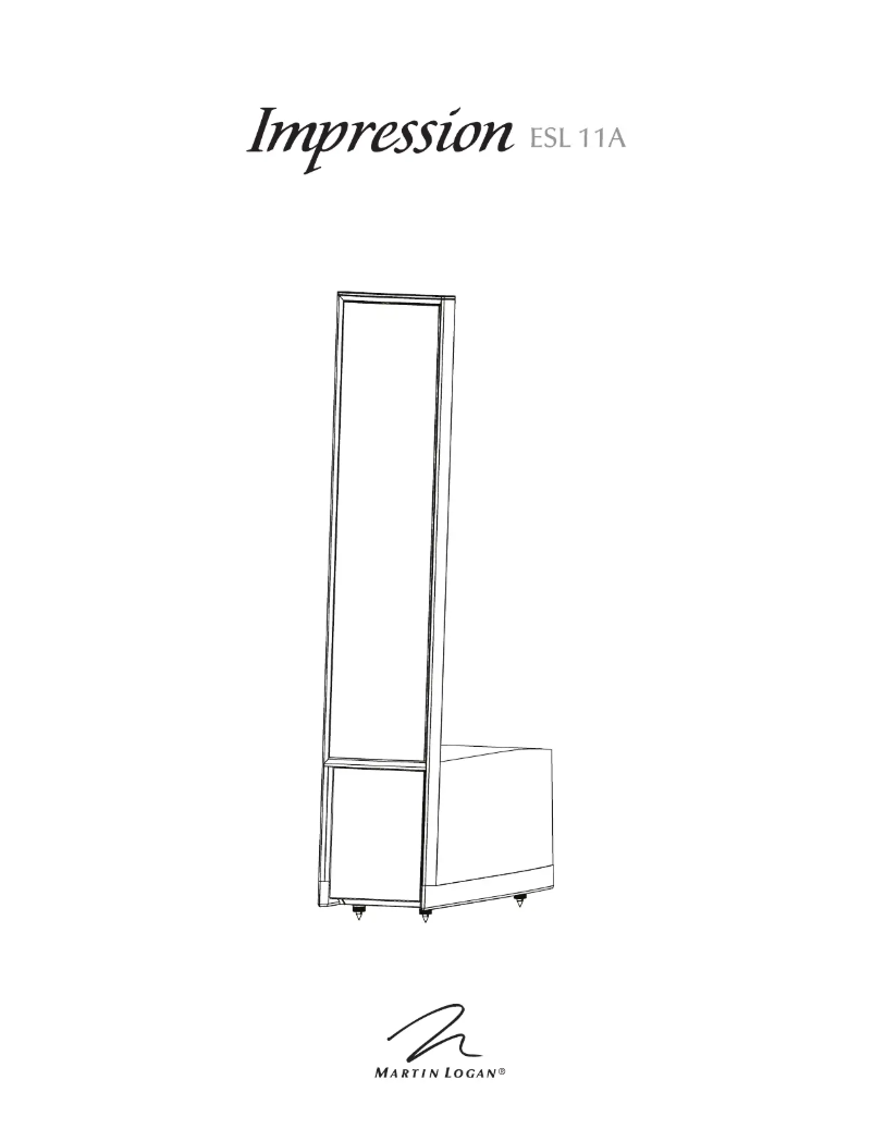 Imagen de la primera página del manual del dispositivo Impression ESL 11A