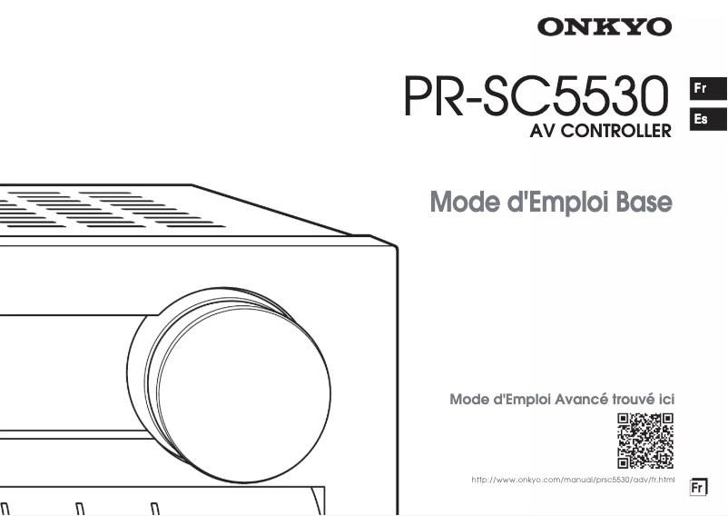 Página 1 del manual Manual de usuario Onkyo PR-SC5530